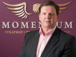 Tom Verner, Managing Director of The Momentum Group based in Bangor, R&D specialists