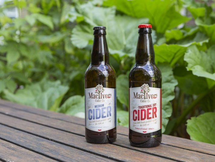Mac Ivors Traditional Dry Cider and Medium Cider win prestigious Fine Farm Food Awards announced on Countryfile Live at Blenheim Palace. Picture by James Dobson