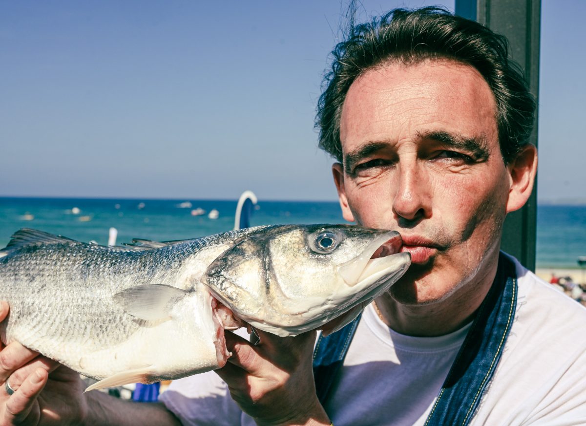Stephane Delourme at the St Ives Food Festival in Cornwall 2023