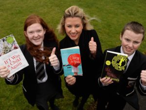 Emma Heatherington hosts a literacy evening for Year 8 pupils at Markethill High School. MGMPR_01